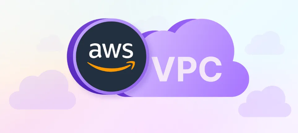 AWS VPC icon next to a cloud labeled VPC